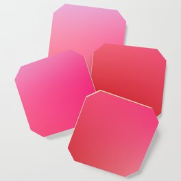 20  Red Gradient Aesthetic 220521 Valourine Digital  Coaster