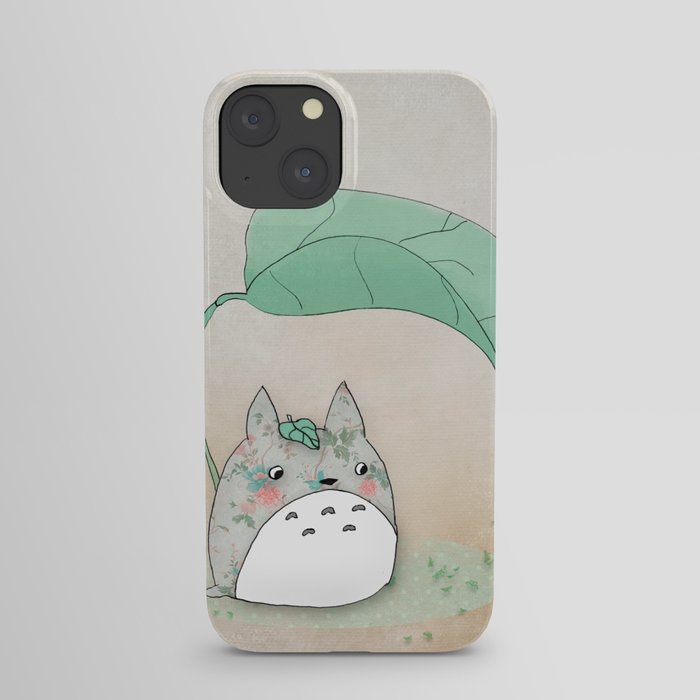 Floral Totoro iPhone Case