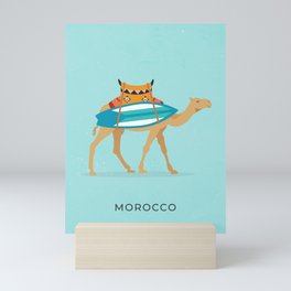 Board transport in Morocco Mini Art Print