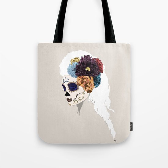 Versailles Skull Tote Bag