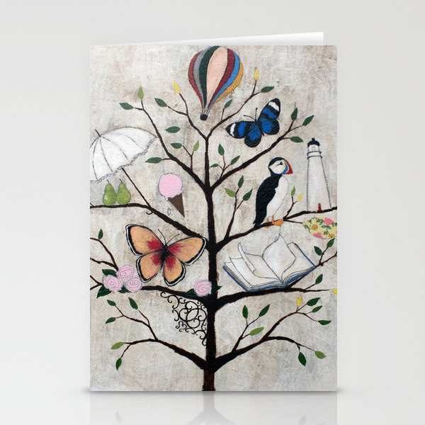 Curious Deciduous Stationery Cards