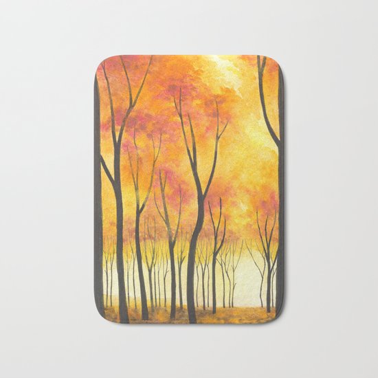 Autumn Forest III Bath Mat