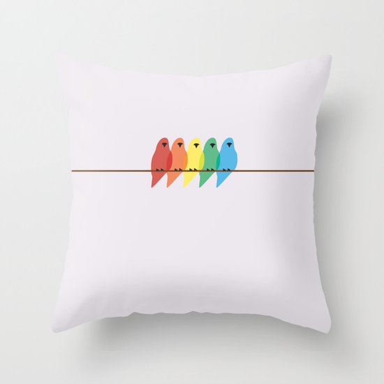 Birds Throw Pillow