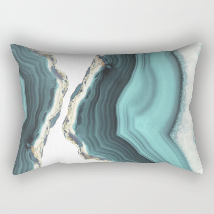 Sea Agate Rectangular Pillow