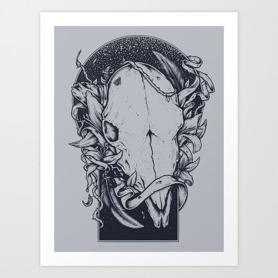 Mind the night Art Print