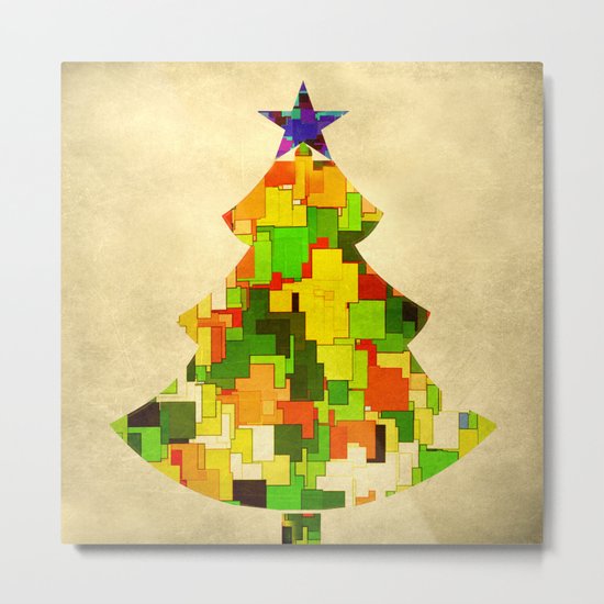 Christmas tree Metal Print