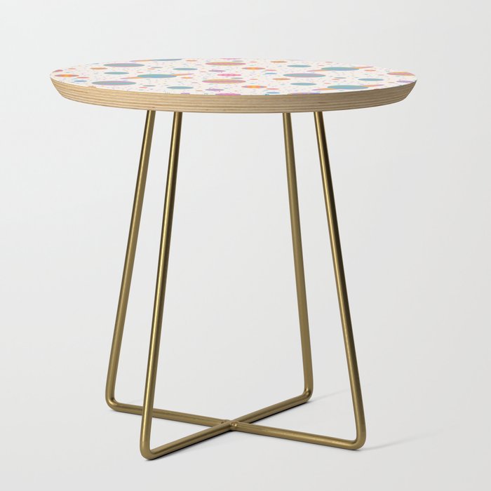 Neon Geometric Space Side Table