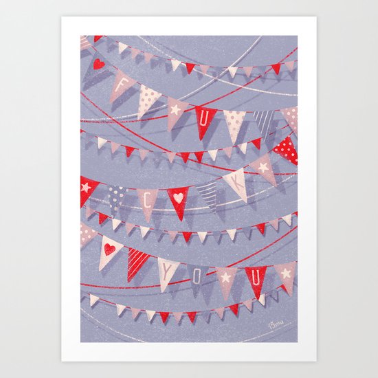 Hate card Art Print