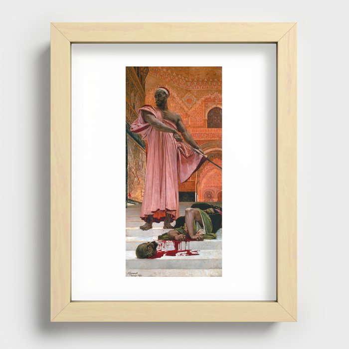 Execution Without Trial under the Moorish Kings in Granada by Henri Regnault Recessed Framed Print