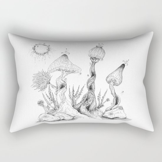 imaginaryWood Rectangular Pillow