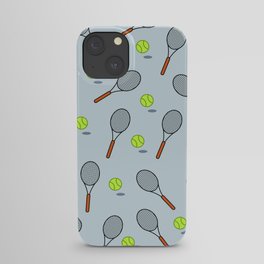 Tennis pattern iPhone Case