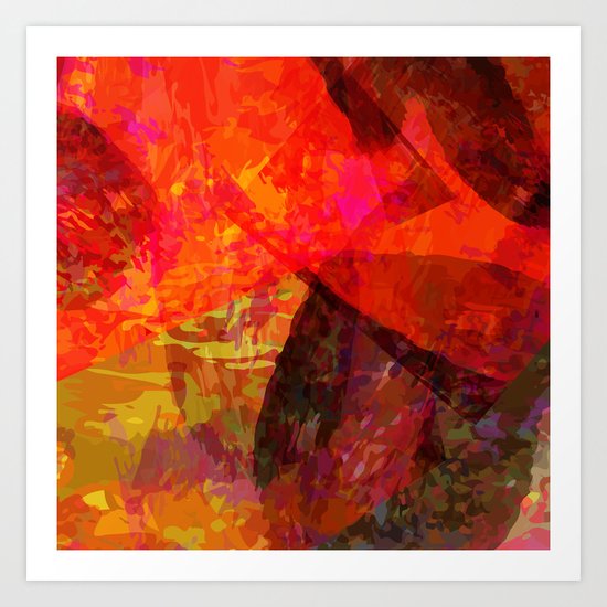 flames2 Art Print