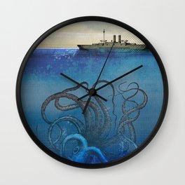 Sea Monster Wall Clock