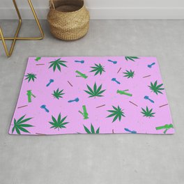 Weed Leaf, Bongs, Pipes, Joint, Blunts Pattern Rug | Cannabis, Joints, Bong, Bongs, Smoke, Graphicdesign, Weedleafs, Stoner, Blunts, Weed 