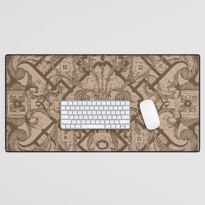 Decorative deals desk mat
