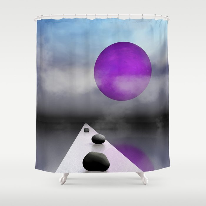 moonshine somewhere -02- Shower Curtain