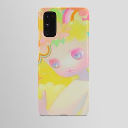 'Yellow Star', Cute warm yellow art print Android Case