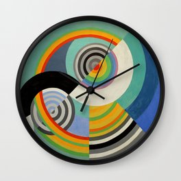 Robert Delaunay "Rythme n°3" Wall Clock