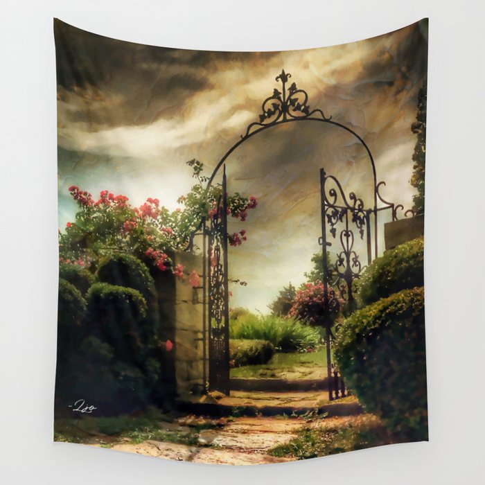 Garden wall tapestry outlet