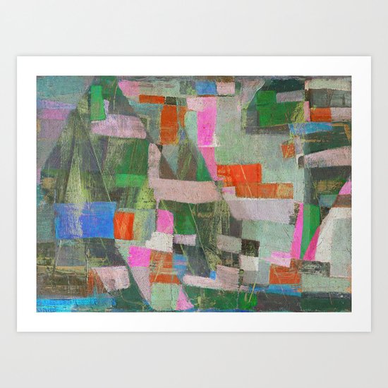 Una Mattina al Porticciolo Art Print