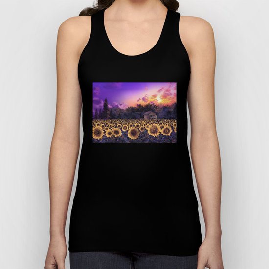 sunflowers Unisex Tank Top