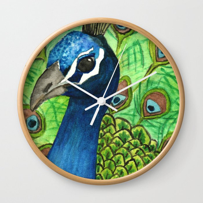 Phillip Peacock Wall Clock