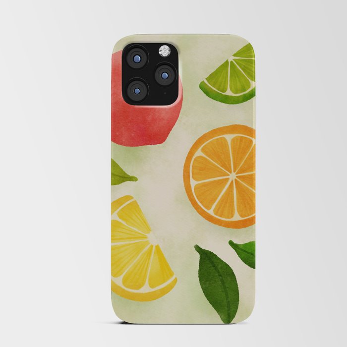 Citrus Fresh Fruits iPhone Card Case