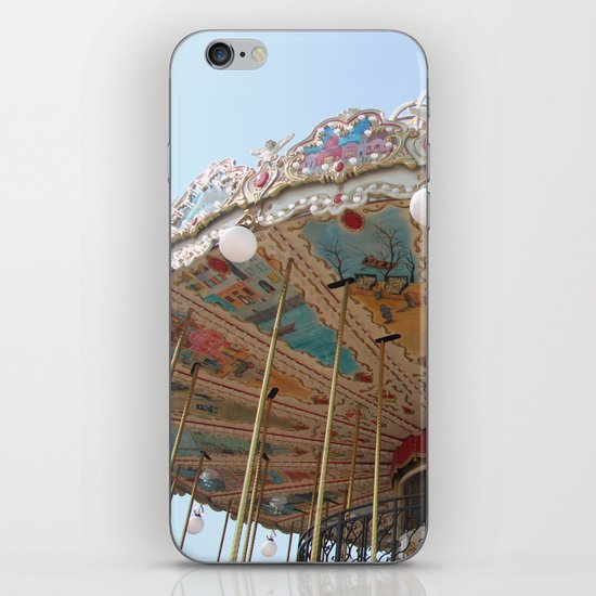 paris carousel iPhone Skin
