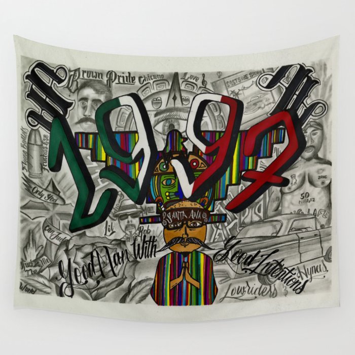 90s hip shop hop tapestry