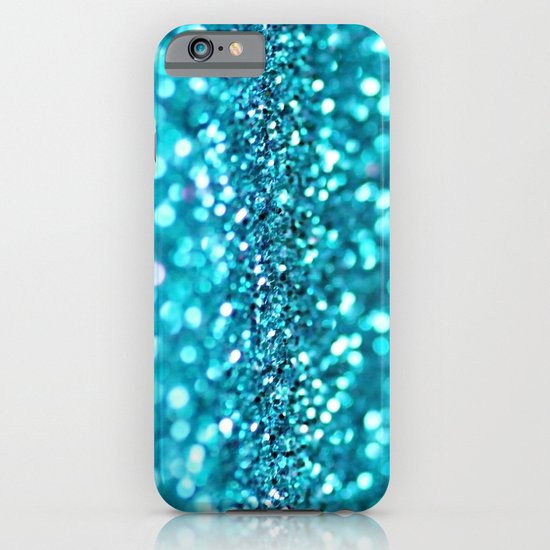 turquoise glitter (photograph of glitter) iPhone & iPod Case
