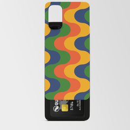 Retro Gradated Wave Pattern 327 Android Card Case