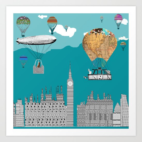 adventure days london Art Print