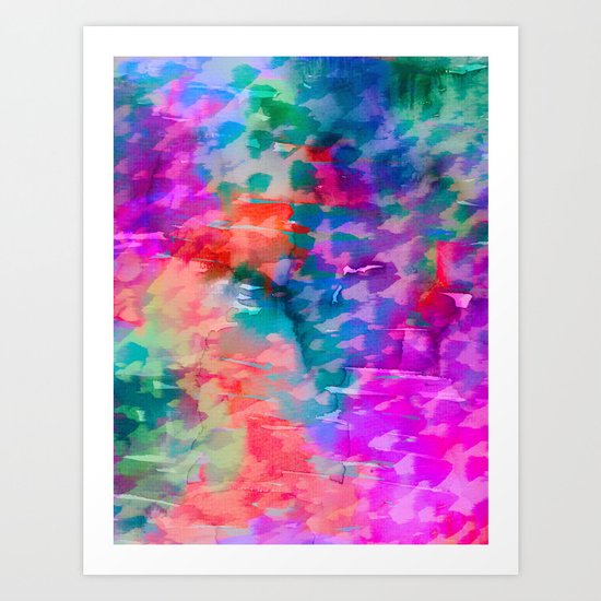 Rainbow Leopard Art Print