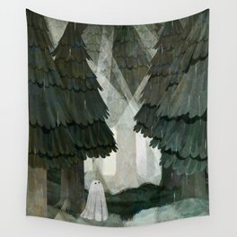 Pine Forest Clearing Wall Tapestry