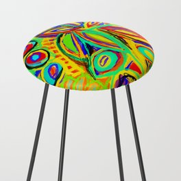 Painting 4 from the "Child's Game" series. Counter Stool