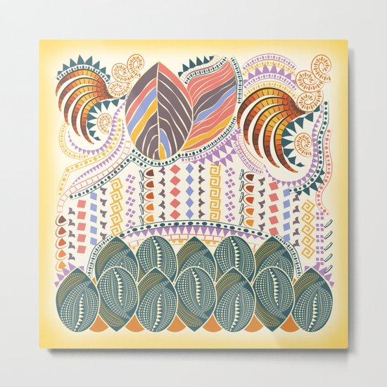 Pattern Metal Print