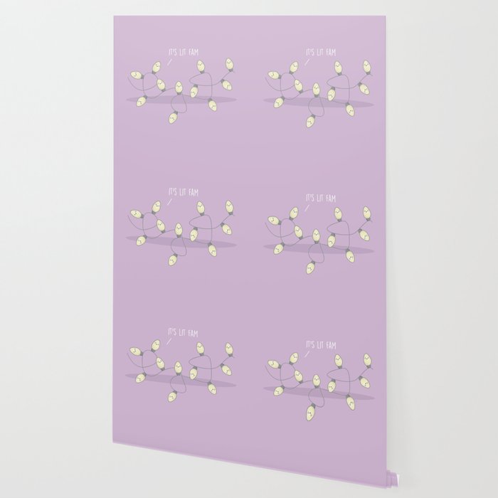 It S Lit Fam Kawaii Christmas Wallpaper By Sharnamyers Society6