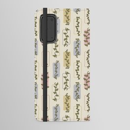 Winding Vines in Organic Colors Android Wallet Case by Beth Baxter Studio