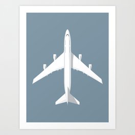 Airplane Jumbo Jet   Transportation BOX FRAMED CANVAS ART Picture HDR 280gsm 
