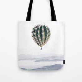 Flying Cactus Tote Bag