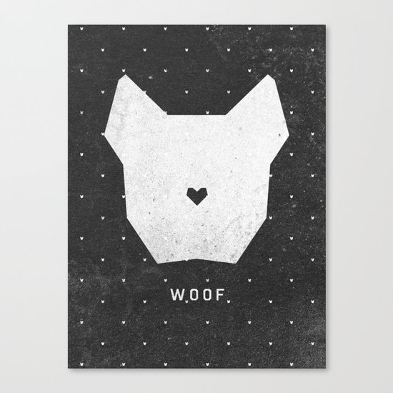 WOOF Canvas Print