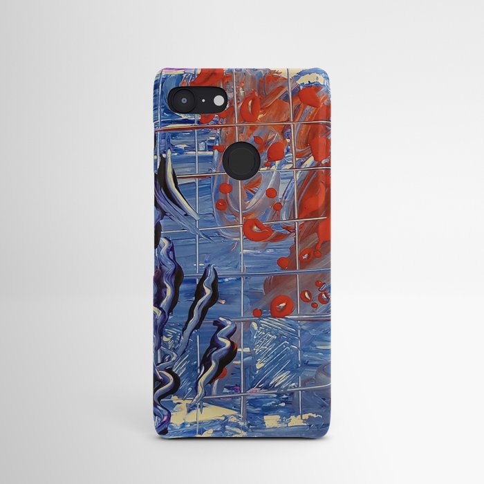 Petals on a waterfall Android Case