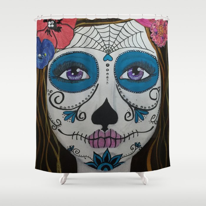 Day of the Dead Girl1 Shower Curtain