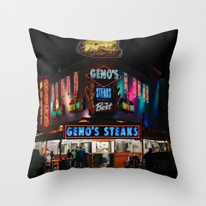 Choose Geno's Throw Pillow
