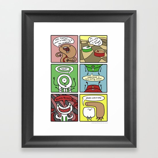 Antics #245 - do not do them Framed Art Print