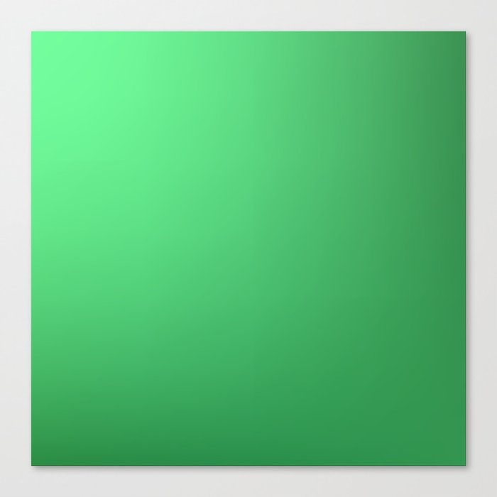 51  Green Gradient Background 220713 Minimalist Art Valourine Digital Design Canvas Print