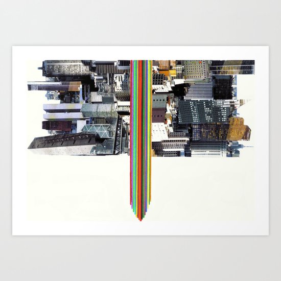 The Invisible Cities (dedicated to Italo Calvino) Art Print