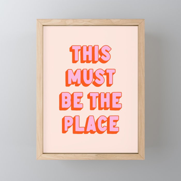 Framed Mini Art Print