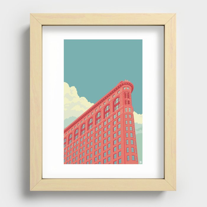 Flatiron Building NYC Recessed Framed Print