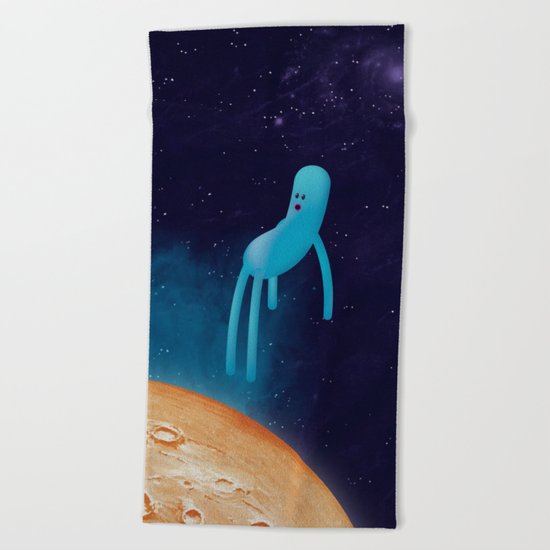b l u Beach Towel